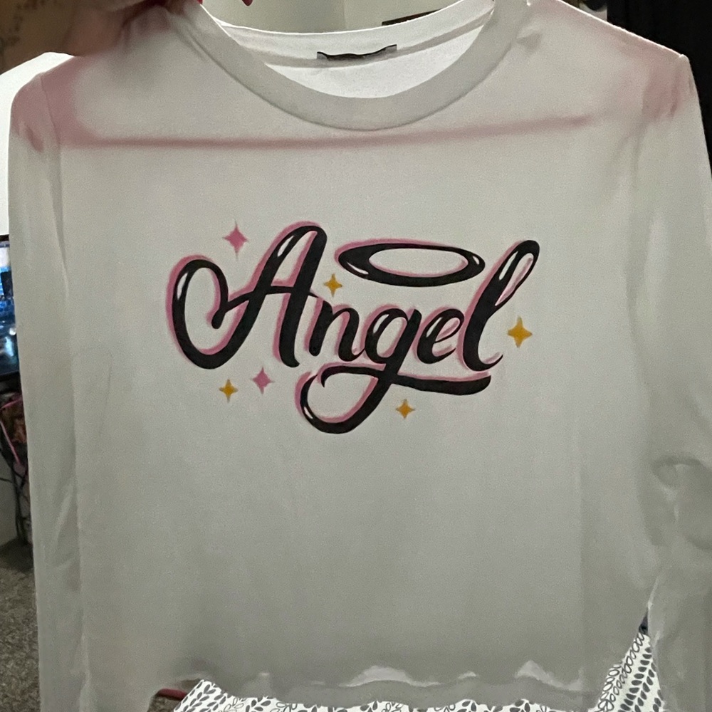 Fashion nova Angel shirt